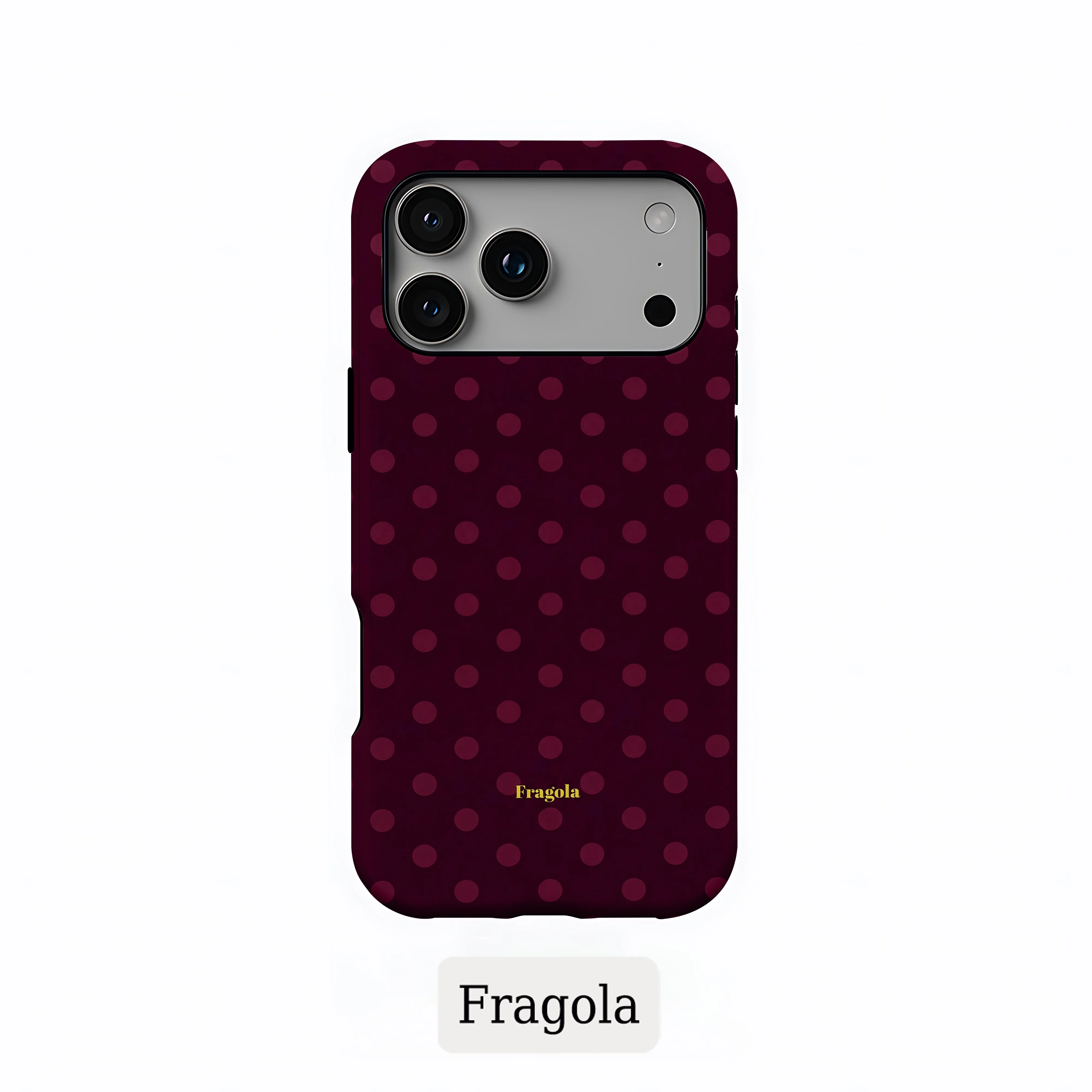 ตัวเลือกสินค้า เคส iPhone ลายจุดสีชมพู สวยหวาน ปกป้องครบด้าน