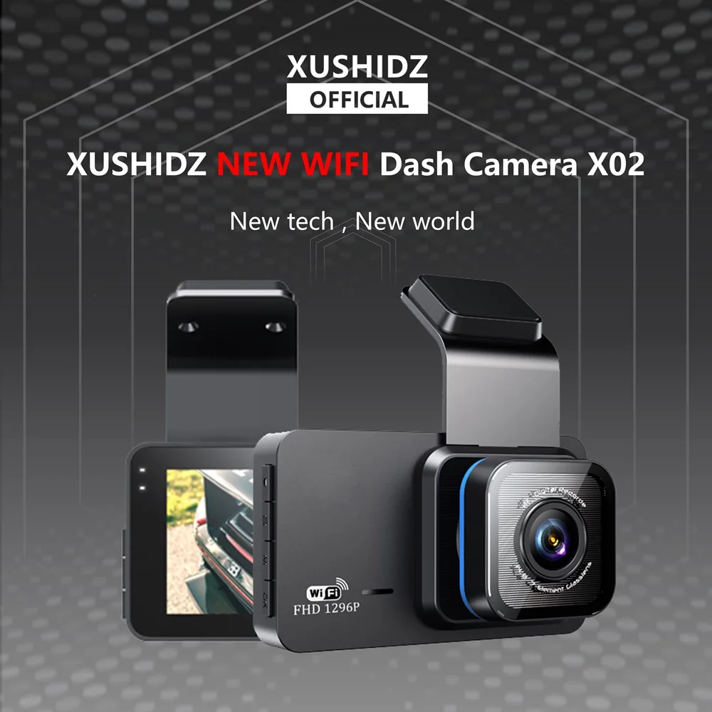 XUSHIDZ X02 1296P   ķ, 24 ð  ,  , ߰ ð,  ä DVR ڵ ī޶,  