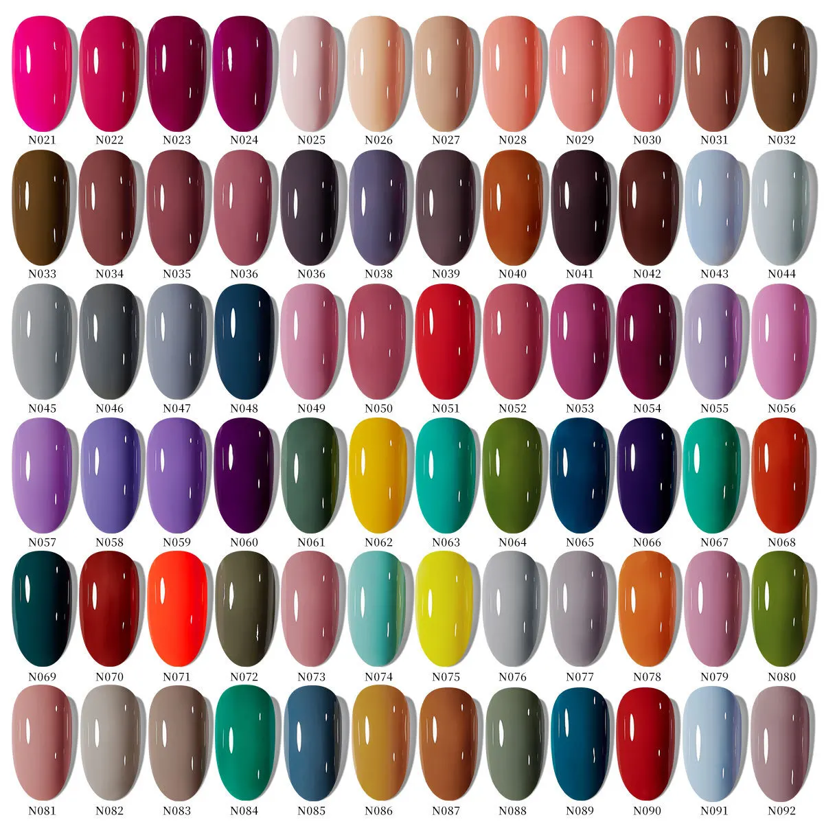 41 Colors Nail Gel Polish Black White Pink Solid Vernis Semi Permanent Nail Art Hybrid Varnishes 7ml Soak Off LED UV Gel Polish 4