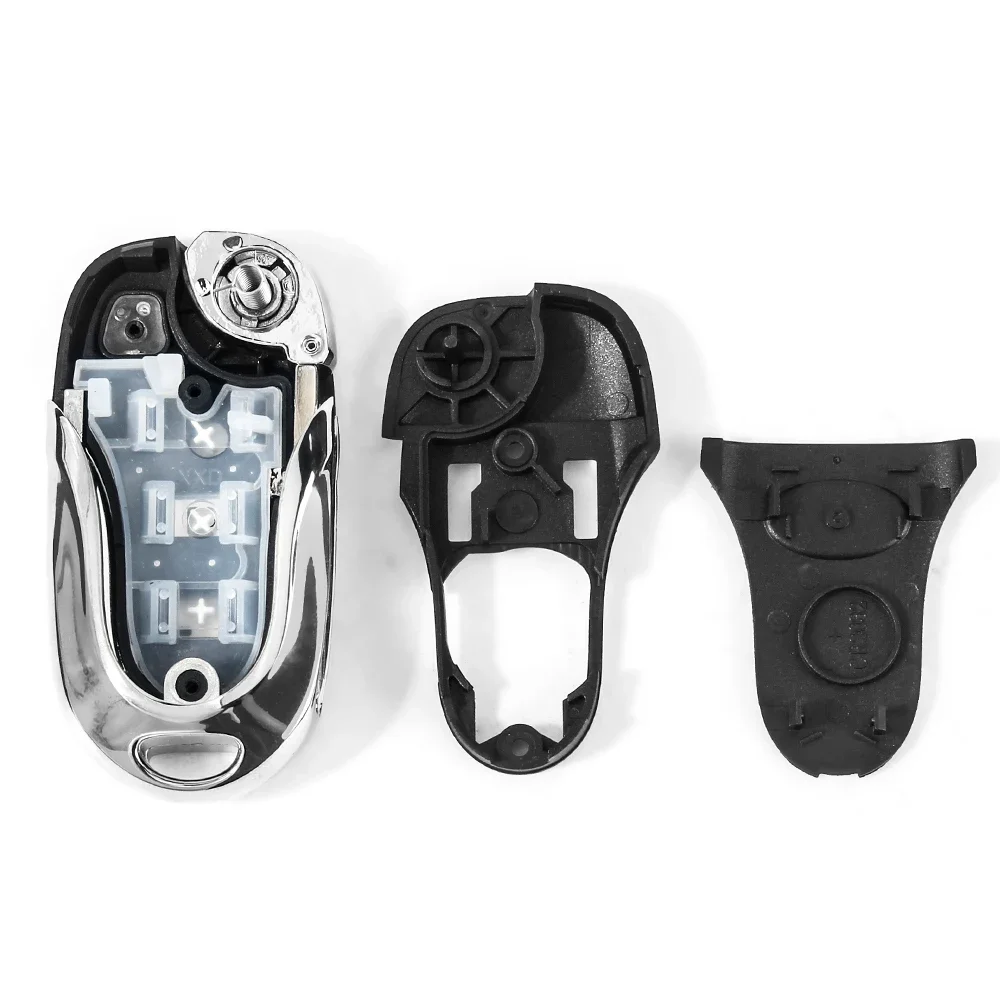 KEYYOU Replacement Folding Modified Car Key Case - 3 Buttons