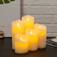 EW a mené la lumière décorative de bougie électronique de simulation 1
