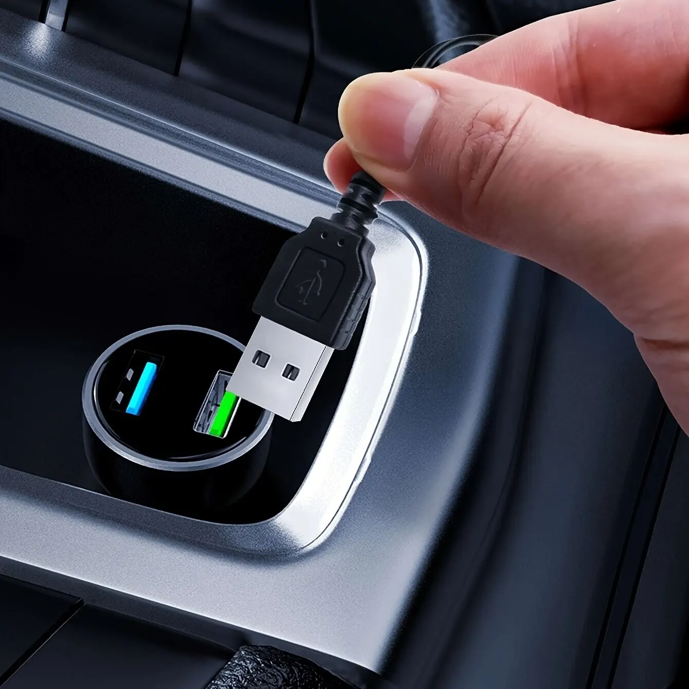 LED Car Interior Ambient Neon Light Strip - Flexible USB-Powered Decoration Lighting