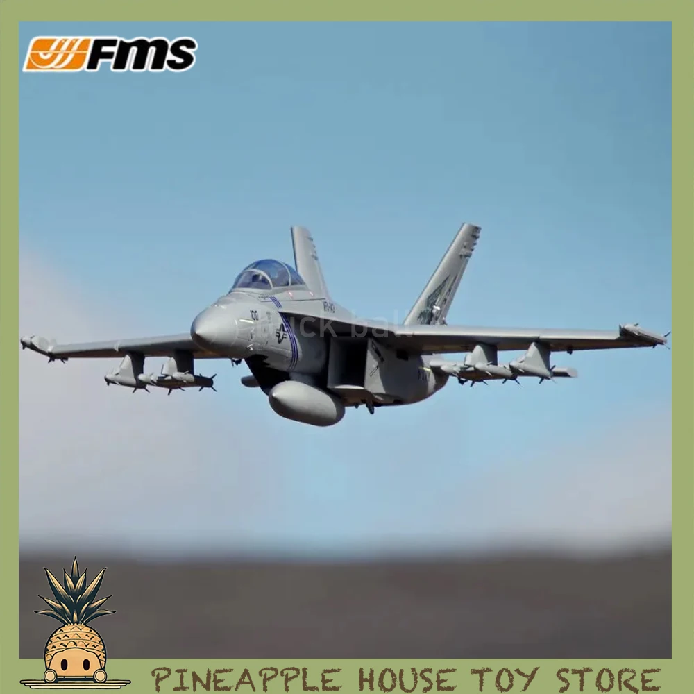 

Fms 70mm Culvert F-18f V2 Bumblebee Electric Aircraft Model Remote Control Assembly Fixed Wing Rc Aircraft Model Collection Gift