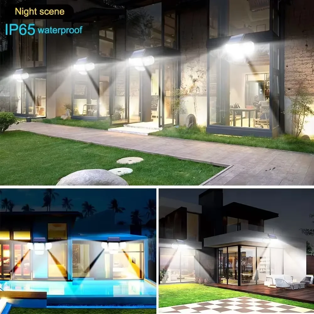 Waterproof solar light LED motion sensor outdoor with remote control wall light garden courtyard decoration garage lighting led motion sensor light,solar wall lamp