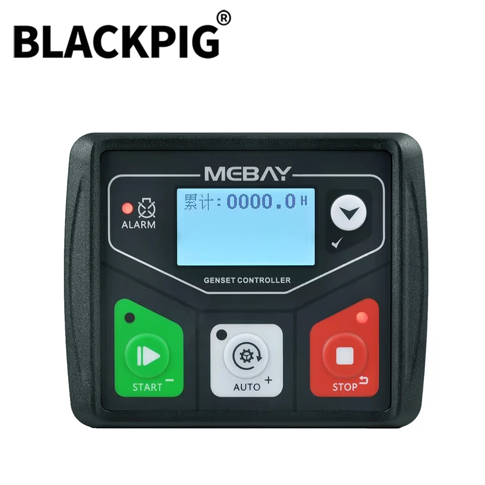 DC30D Mebay 발전기 컨트롤러 패널 소형 디젤 발전기 엔진 시작 정지 제어 모듈 USB 프로그래밍 가능 인터페이스