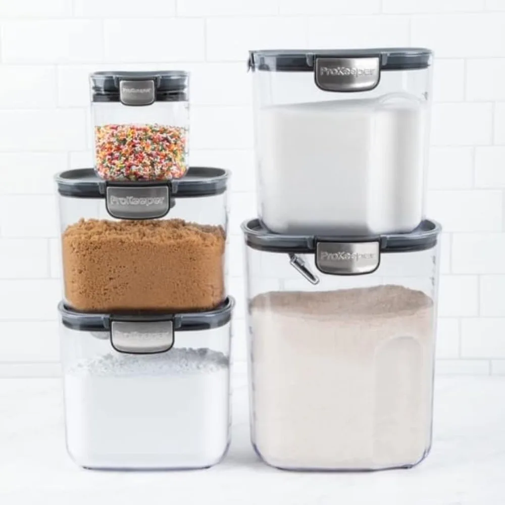 Progressive International Plastic ProKeeper Flour Container, 1 Piece (2  Pack), 1 Piece - Baker's
