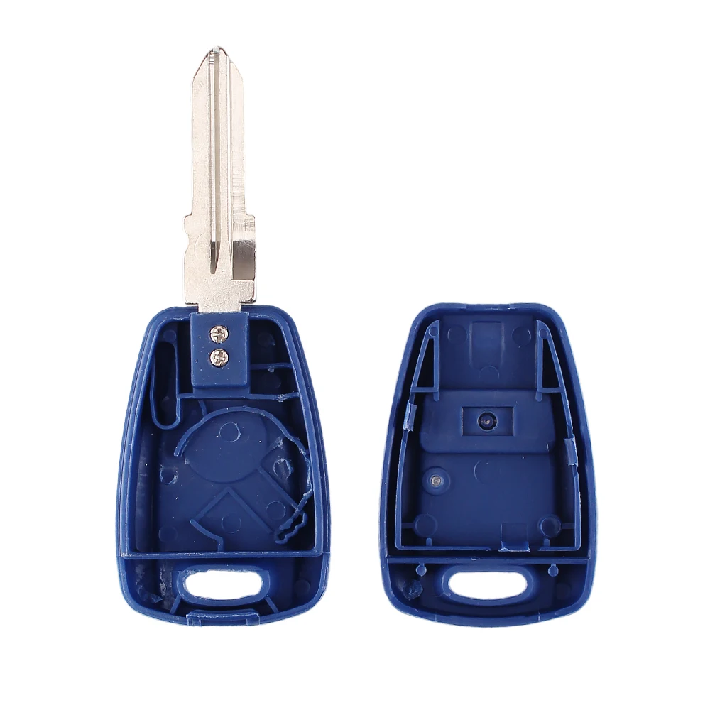 ID48/T5 Chip Key Case Replacement SIP22/GT15R Blank Shell Uncut Blade Transponder For Fiat 500 Ducato