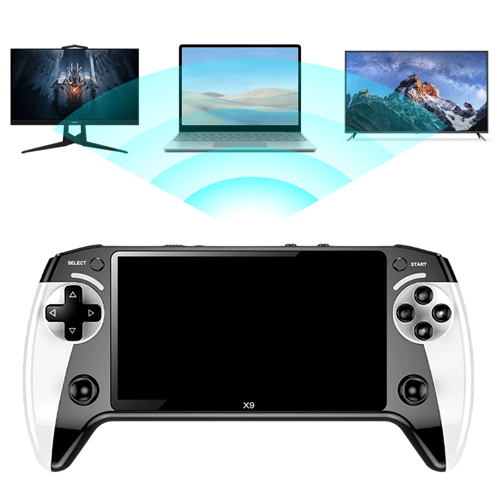 5.5 Inch Screen Handheld Game Console 1500mAh Handheld Game Player Type-C Charging Portable Game Player Birthday Christmas Gift