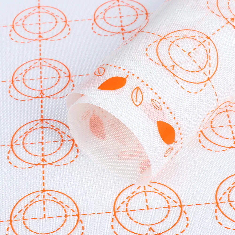 3 Size Silicone Baking Mat Kneading Dough Rolling Pad Non Stick Macaron Cake Sheet Pastry Bakeware Oven Cooking Tool