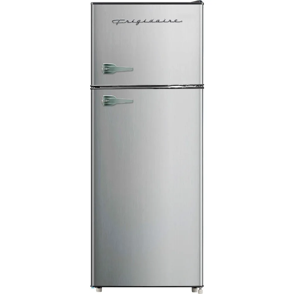 

Frigidaire EFR751, 2 Door Apartment Size Refrigerator with Freezer, 7.5 cu ft, Platinum Series, Stainless Steel