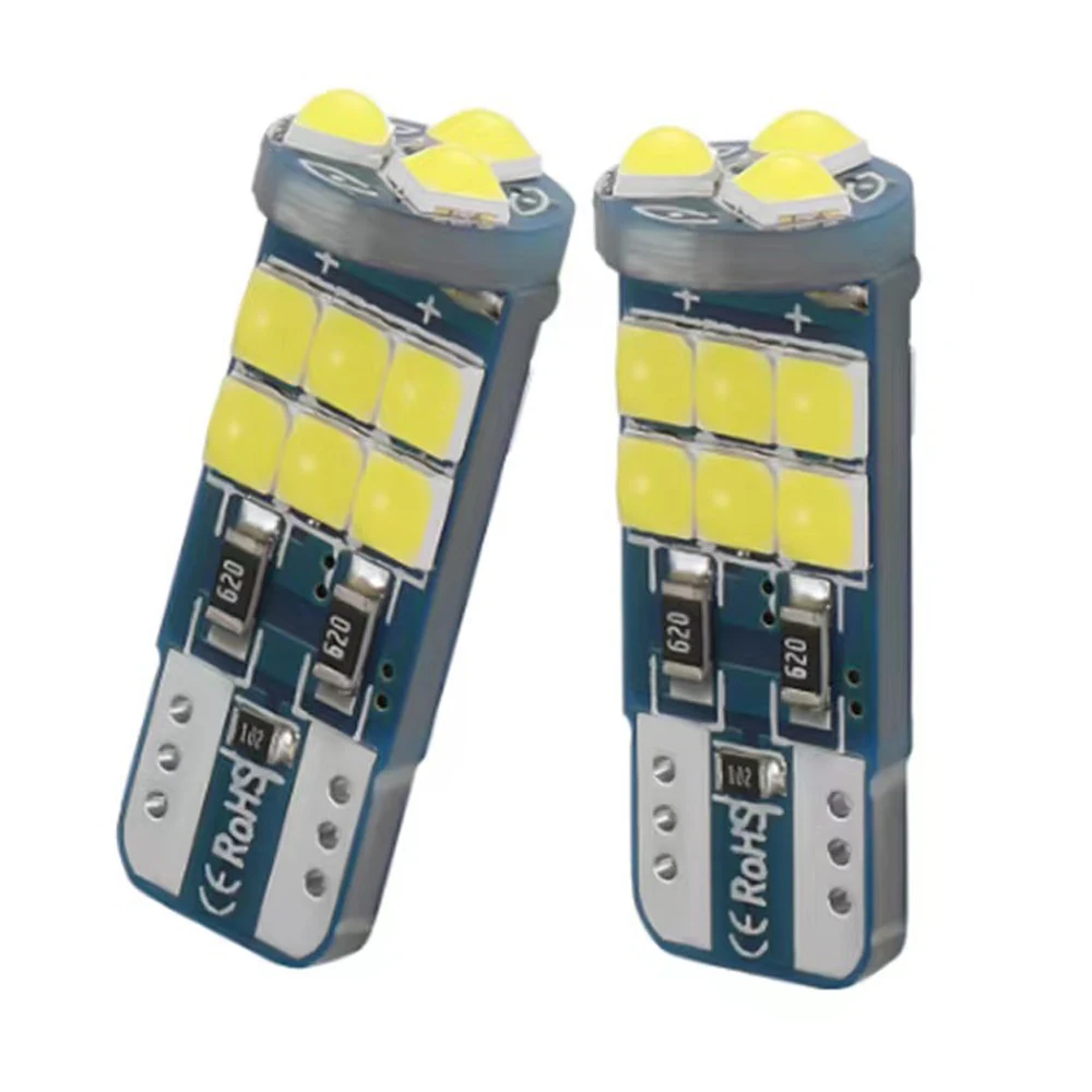 

30pcs LED W5W T10 15 SMD 3030 LED 194 168 Auto Car Side Parking Interior lights Side Light Marker Dome Lamps 12V
