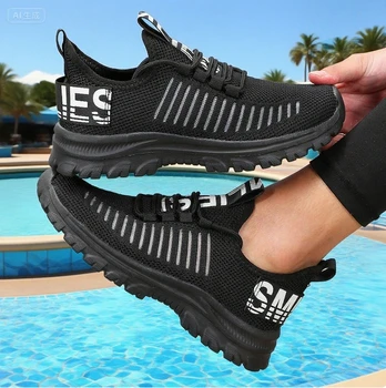أحذية نسائية كاجوال في الهواء الطلق قابلة للتنفس شبكية مضادة للانزلاق احذية الجري عصرية محايدة متعددة الاستخدامات أحذية رياضية للتنس Tenis Masculino 6
