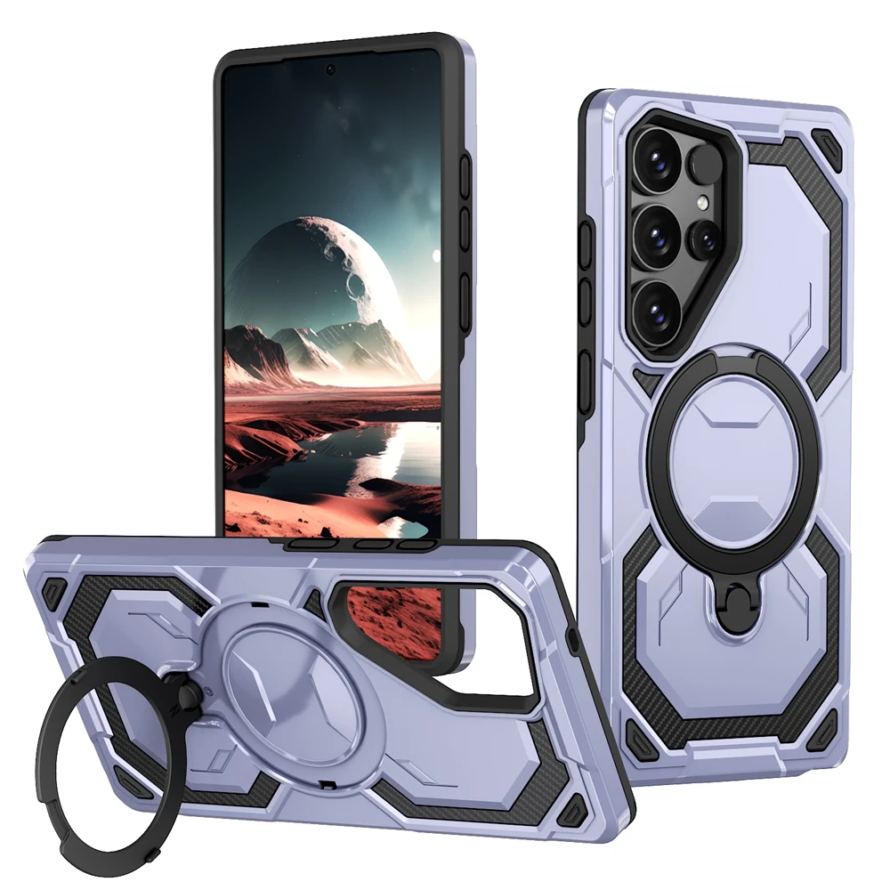 Magnetic Sagsafe Armor Case with Wireless Charging Capability