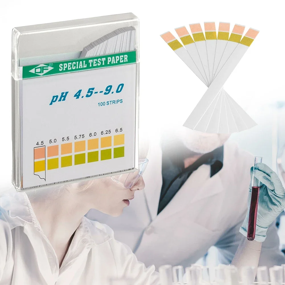PH Value Test Strip 100 Piece PH 4,5,9 Drinking Water Aquariums Lndicator Litmus Tester Paper Water Soilsting Kit Fact