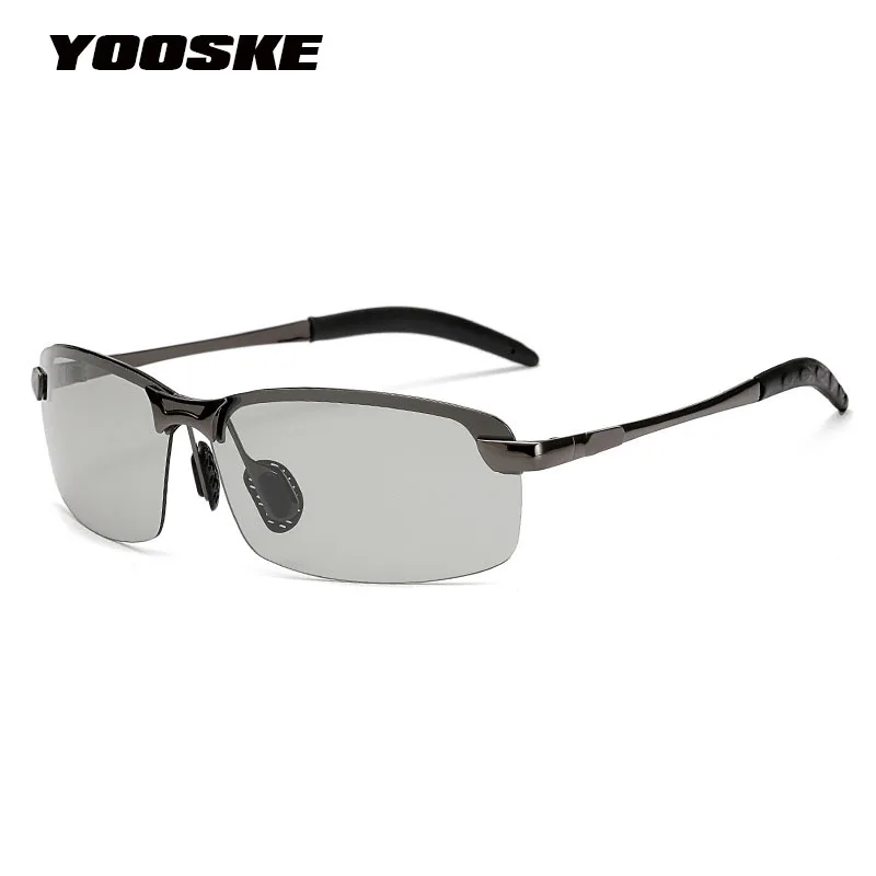 

YOOSKE Polarized Sunglasses for Men Women Sun glasses 2023 Male Change Color Cycling Photochromic Polarizing Eye Glasses