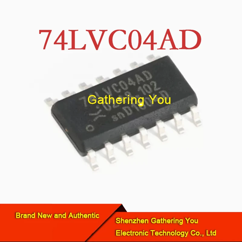 

Новый оригинальный преобразователь 74LVC04AD SOP14