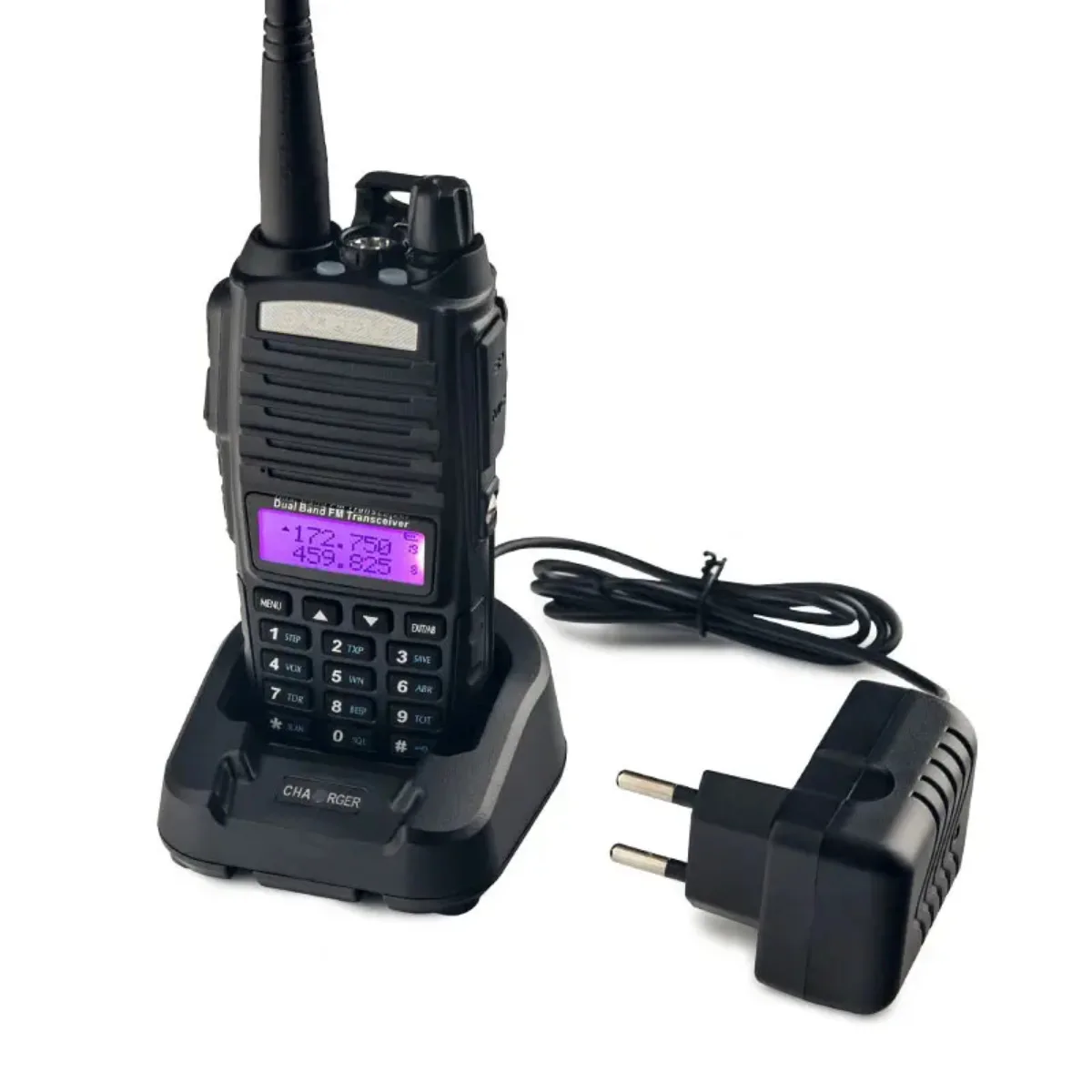 BAOFENG UV-82 듀얼 밴드 무전기 고출력 소음 감소 장거리 휴대용 양방향 라디오