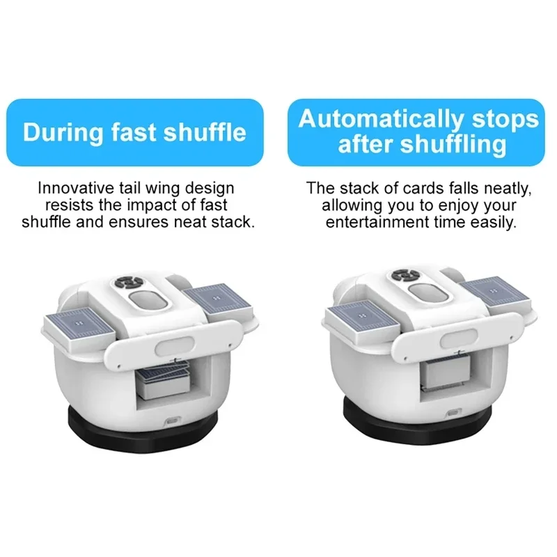 2025 Automatic Card Shuffler And Dealer 2-in-1, 2-12 Players Card
