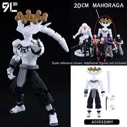 Jujutsu Kaisen Anime Collectible Figure - Multi - Jointed Poseable Desk Decoration (Mahoraga 20cm Pro)