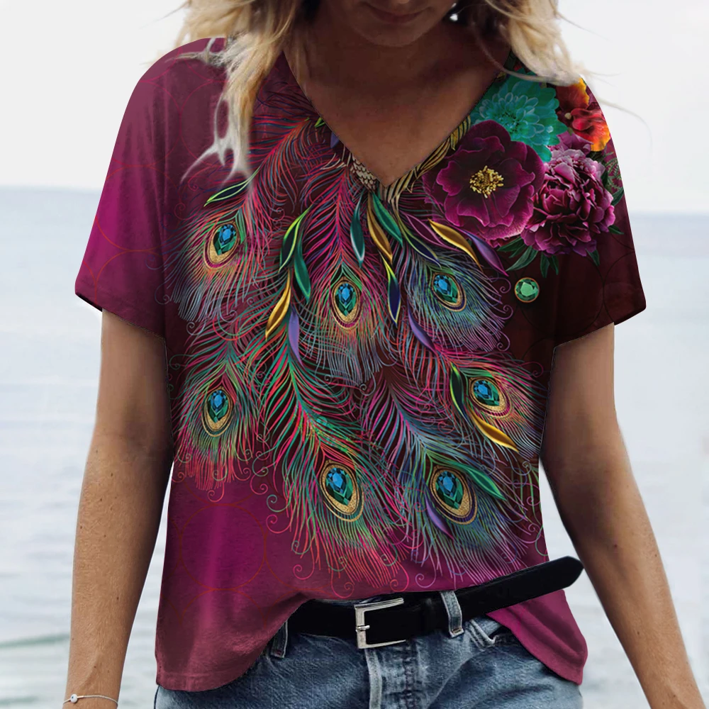 g.o.a peacock print t shirt y2k・グランジ GAP Y2K '00 PEACOCK GRAPHIC Top MIX PRINT ETHNIC Boho Hippie