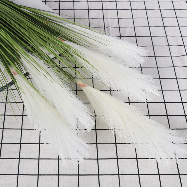 Reed Grass Dog's Tail Grass Spring Wedding Party Living Room Home Decoration Flower Arrangement Diy Fake Reed Bouquet