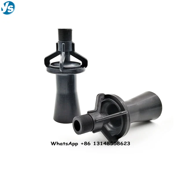 1Pc 1/4 "3/8" 1/2 "3/4" Bspt Szál Alakú Venturi Spray -Fúvóka Vegyes Áramlás Keverés Elektroforetikus Medence Műanyag Sprinkler - Image 3