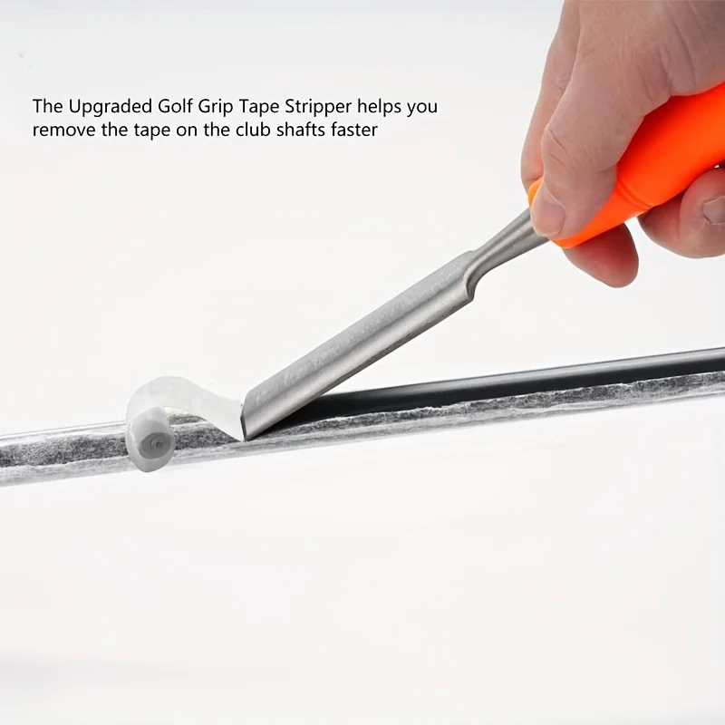 Golf Grip Tape Remover Tool, Graphite/Steel Shaft Golf Club Grip Replacement Accessory