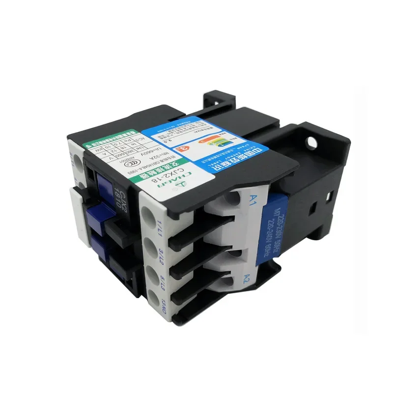 thumbnail image 2 of Heschen AC Contactor, CJX2-1810, 220V 50/60Hz Coil, 3P, 3 Pole 2 of 14