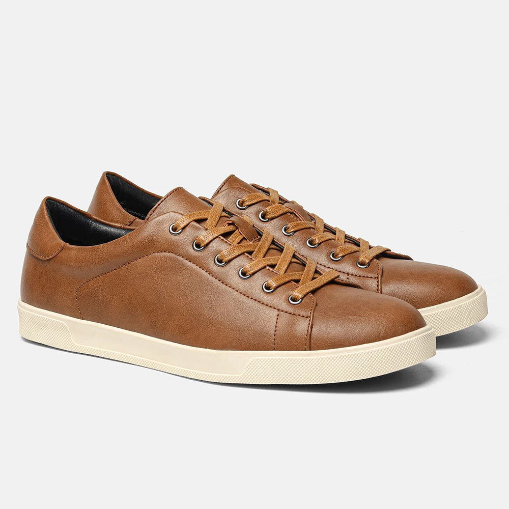 Men's casual shoes 2025 brand fashion comfortable leather shoes men 6