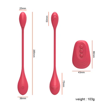 Dual Motor Double Head Jump Egg Dildo Vibrators Clit Vagina Massage Anal Butt Plug Adult Erotic Sex Toy For Women Masturbator 2