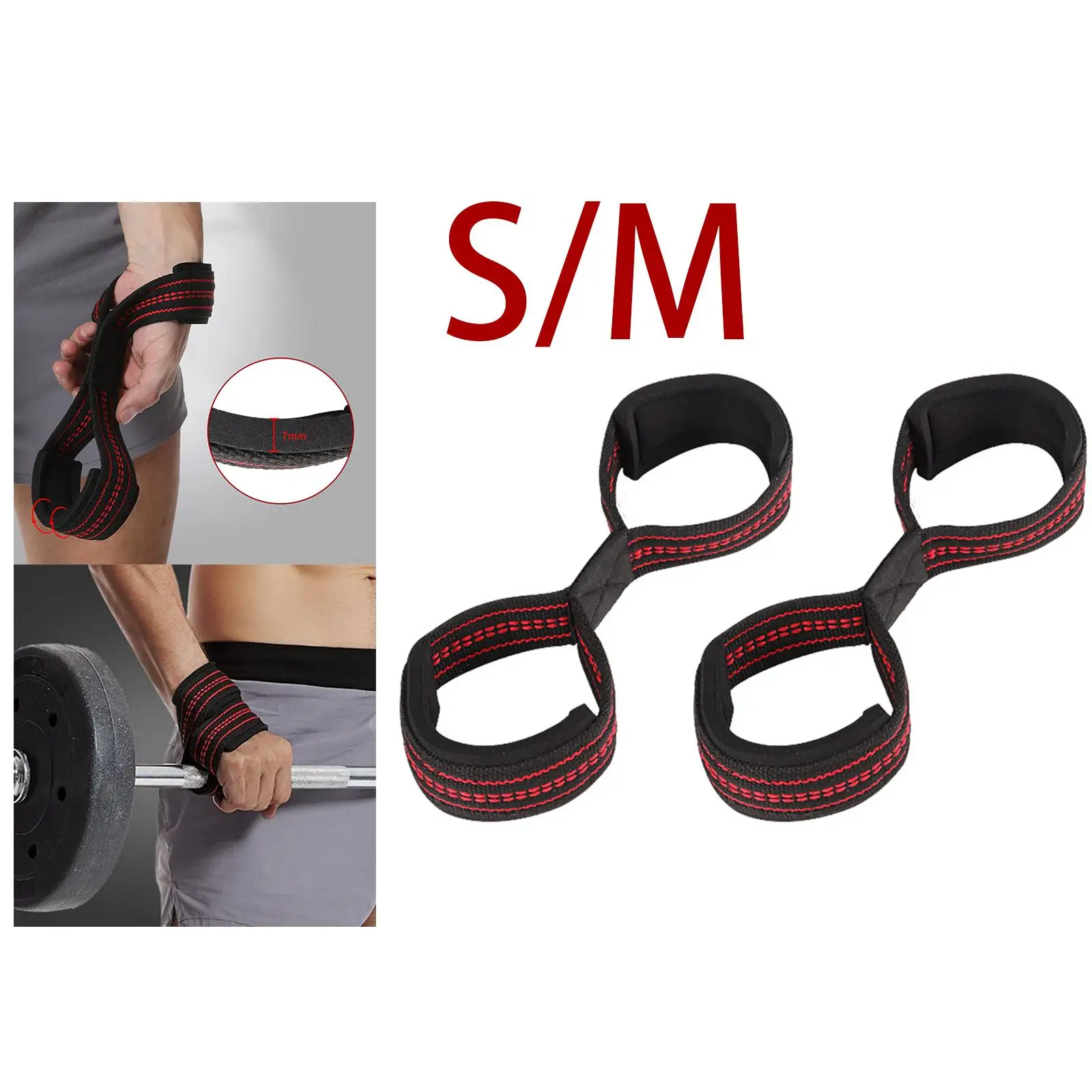 Weight Lifting Straps, Wrist Straps, Wrist Lifting Straps, Deadlift Straps, Wrist Wraps, for Deadlifts, Home, Accessories