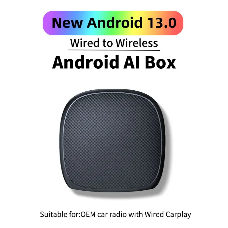 

Android 13 AI Box 8 Гб 128 ГБ Built-in GPS Wifi беспроводной Carplay Android Автоматическая потоковая коробка Netflix Youtube мультимедийное видео музыка