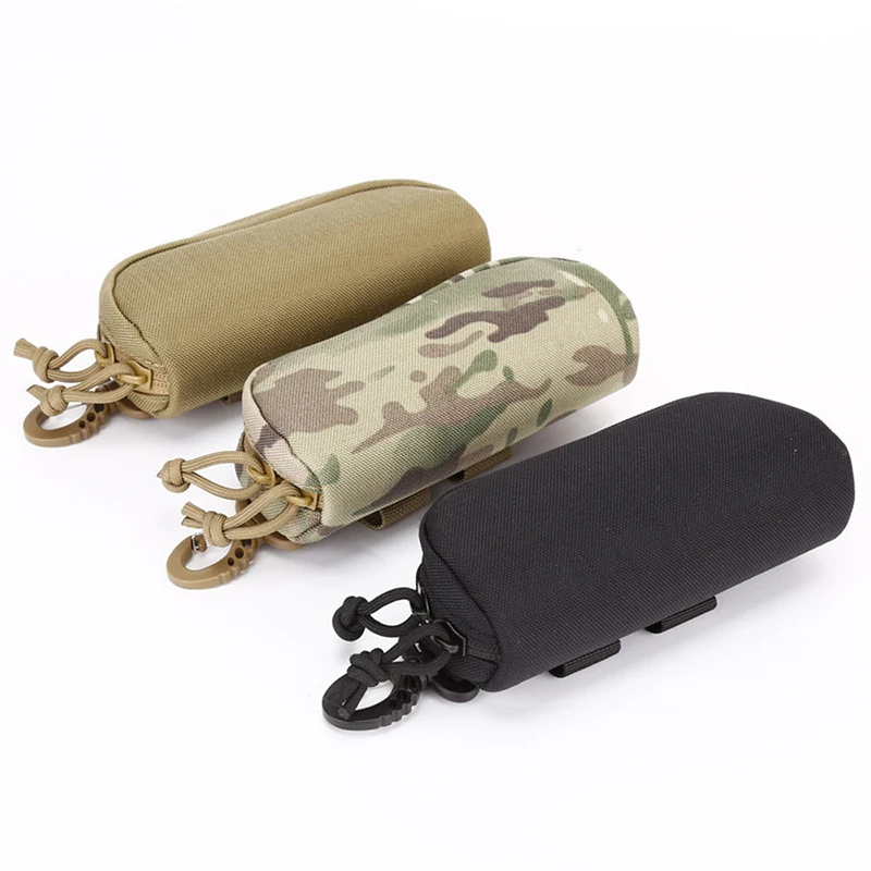 1000D Nylon MOLLE Glasses Case Hunting Shockproof Protective Goggles Case Portable Outdoor Sunglasses Case 5