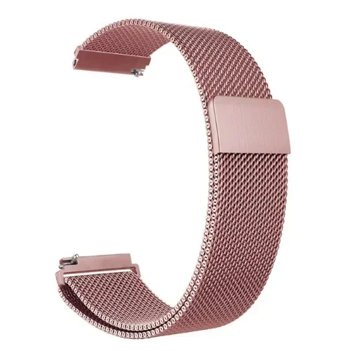 Enhanced Metal Milanese Loop Bracelet Strap, 18mm/20mm/22mm