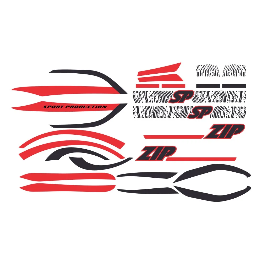 Kit Adesivo Compatibile Per Moto Scooter Piaggio Zip Sp