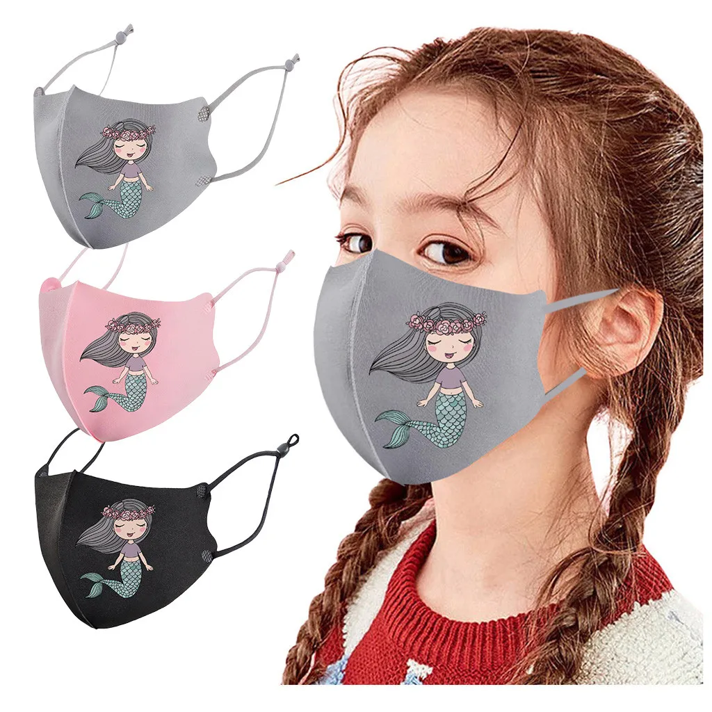 masque enfant Kids Children Boy Girl Outdoor Mouth маска Protection Face Reusable mascarilla Monder Scarf Halloween Cosplay MasK