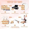 Unfinished Heat Transfer Earrings Sublimation Blanks Earrings with Ear Hooks 2
