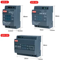 QYR-60W 100W 150W DIN Rail Switching Power Supply AC-DC 12V 24V with Digital Display Step Shape Industrial for LED Light Strip - Image 4