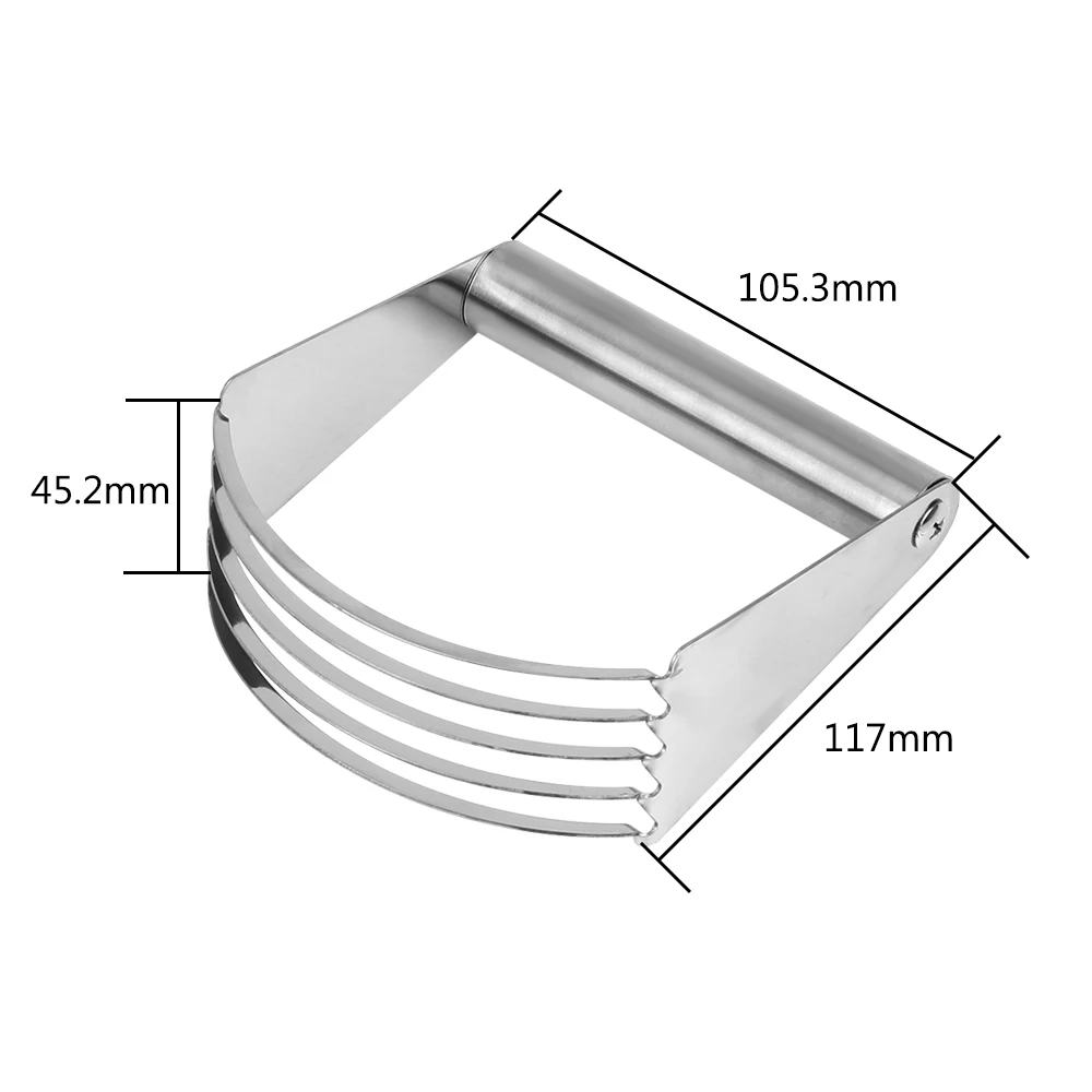 Baking Tools Cooking Tools Baking Pastry Blades Kitchen Accessories Stainless Steel Flour Mixer Manual Dough Blender