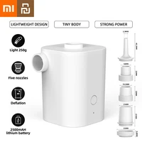 Xiaomi Youpin Air Pump Wireless Air Compressor Camping Inflatable Deflate Beds Mats Swimming Ring Mini Portable Outdoor Inflator 1