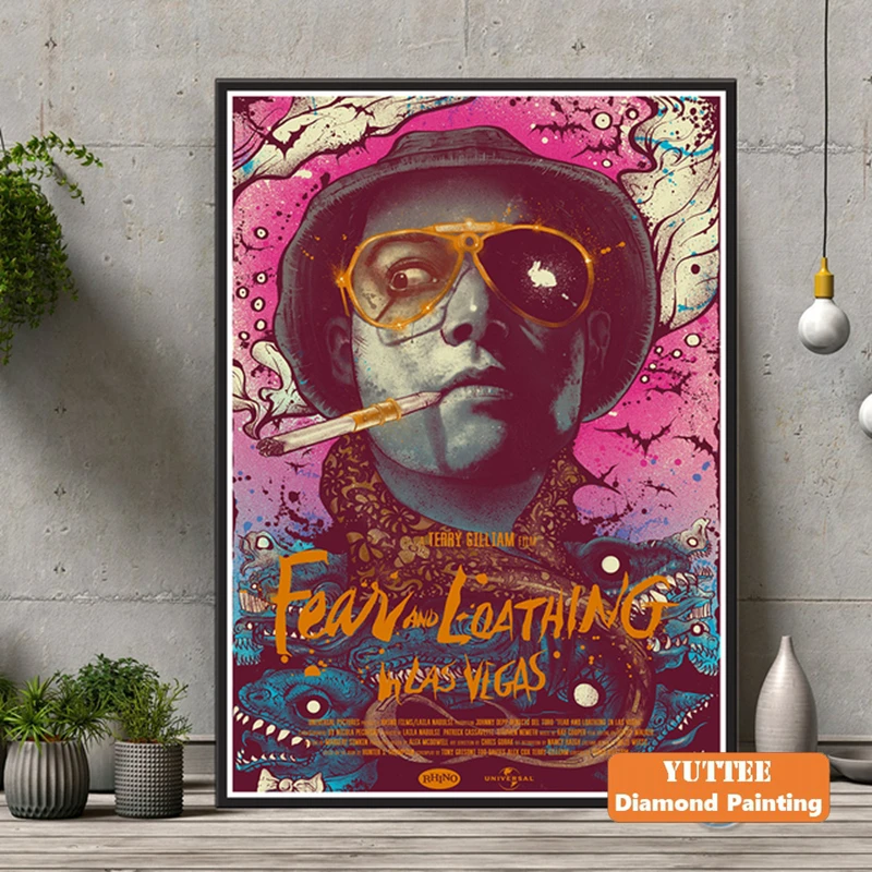 Fear and Loathing In Las Vegas Movie 5D Diamond Painting Mosaic