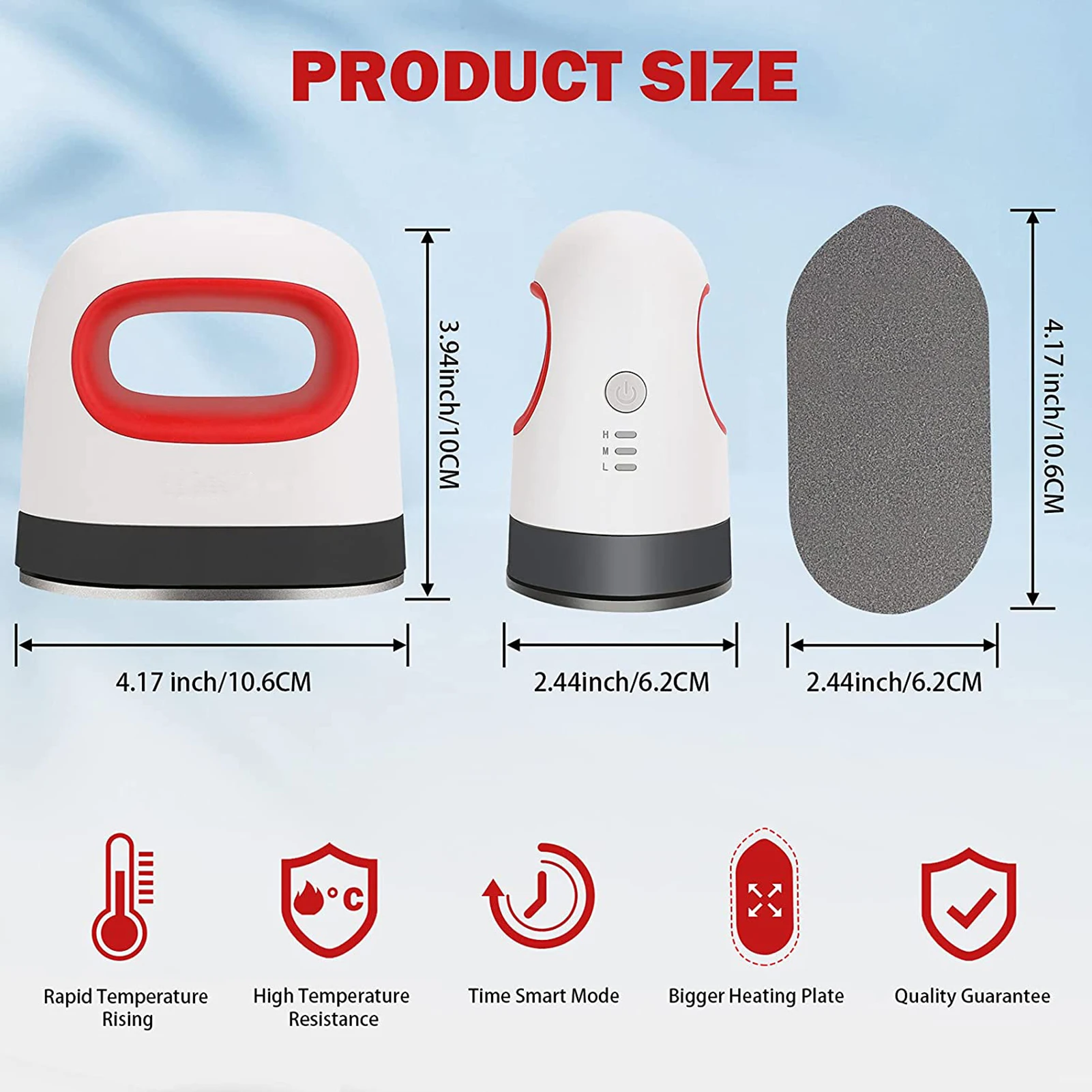 Portable 220V Mini Heat Press Machine T-Shirt Printing DIY Easy Heating Transfer Press Iron Machines for Clothes Bags Hats 2