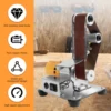 Belt Sander Grinding Machine Adjustable 7 Speed Sharpening Machine with 120-1000 Grit Sandbelt Multifunctional Polisher Tool Set 3