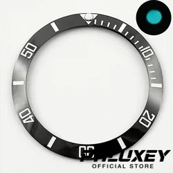 High - Quality Diving Ceramic/Aluminum Bezel Insert for Automatic Movement Watch (01 Black - Ceramic)
