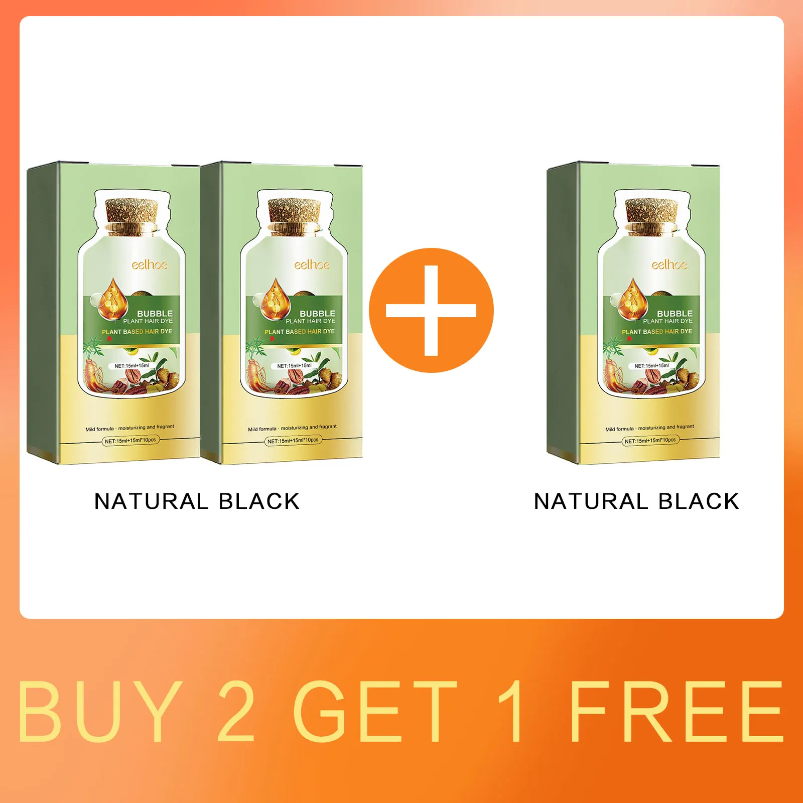 3 Natural Black