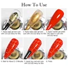 12PCS/SET Crackle Polish Nail Fashionable Color Gel Polish Set Semi Permanant Soak Off Air Dry For Manicure Nail Art Varnish Kit 6