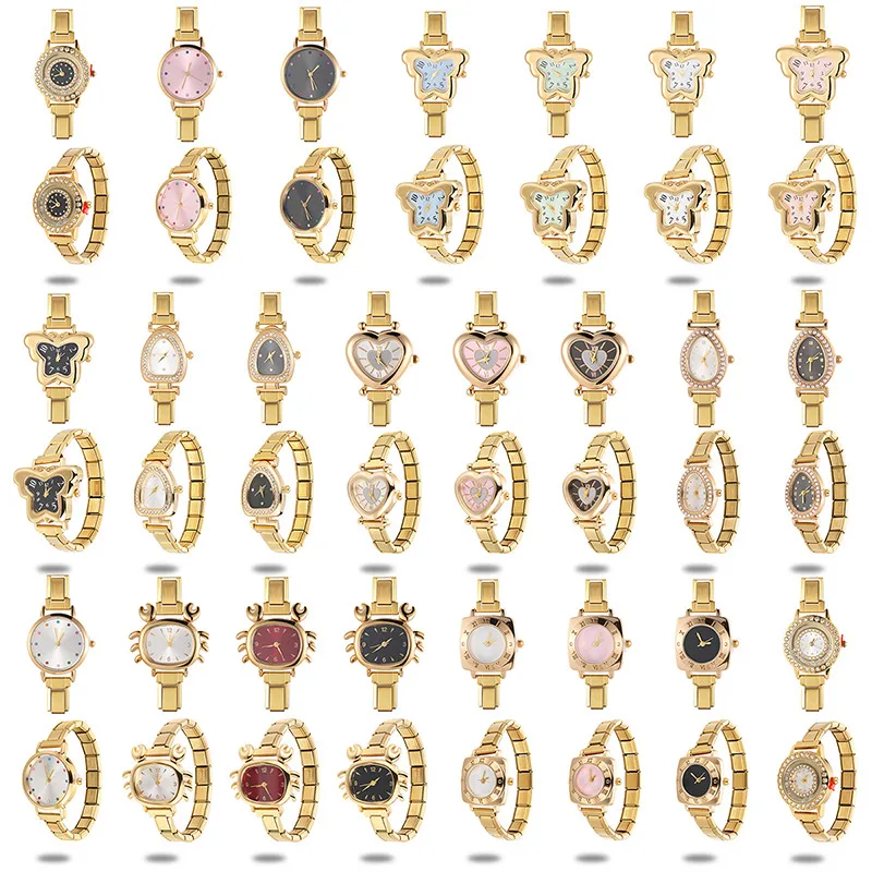 Y2K Butterfly Heart Oval Shape Watch