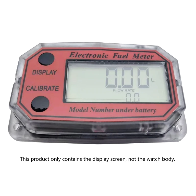 Turbine Flow Meter Digital Oil Fuel Flow Meter Mini Pump Fuel Die sel Counter Display Chip Useful