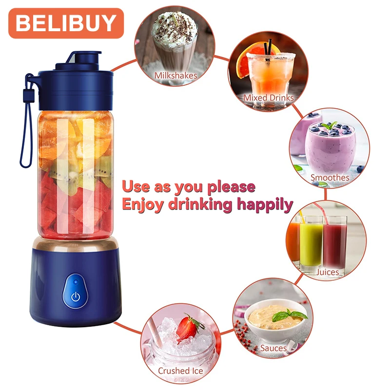 Portable Electric Juicer USB Charging Orange Lemon Fruit Blender Mini Household Juice Squeezer Mixer Citrus Juicer for Travel 5
