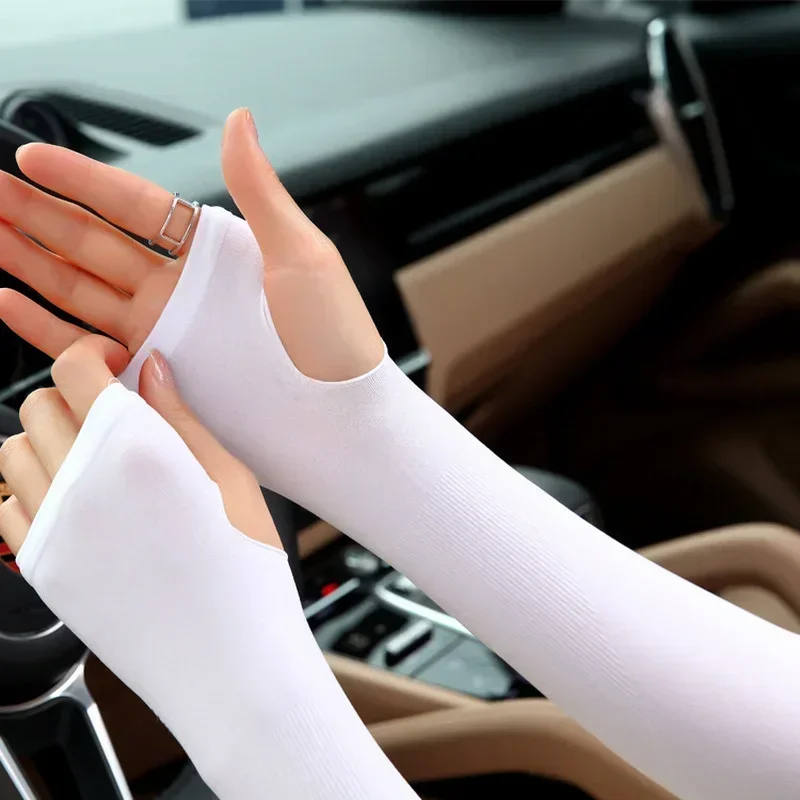 Cooling Arm Sleeves Sun Protection Arm Sleeves Arm Sleeves Sun Protection Cycling Sleeve Cool Down and Keep Warm Gloves Electric Bike Arm Cover Running Fishing Uv Solar Arm Sleeves